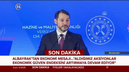 Bakan Albayrak'tan ekonomi mesajı