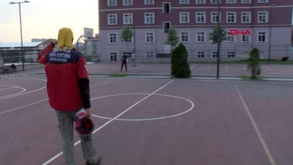 İstanbul- - Sancaktepe'de Parkta Korkutan Çatlaklar