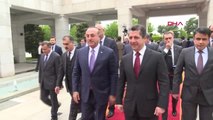 Dha Dış ? Çavuşoğlu, Ikby Güvenlik Konseyi Başkanı Mesrur Barzani ile Görüştü