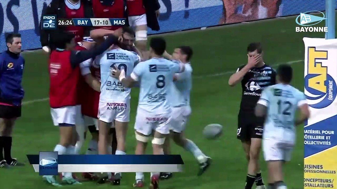 Résumé de la rencontre BAYONNE / MASS