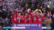Football : Rennes a fêté sa victoire en Coupe de France