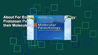 About For Books  Molecular Parasitology: Protozoan Parasites and their Molecules  Review