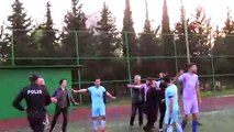 Fatih Gençlik Spor - Bölükyayla Spor Maçında Tekmeli Yumruklu Kavga