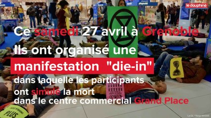 Extinction rébellion : qui sont ces militants qui ont manifesté au centre commercial Grand Place de Grenoble ?