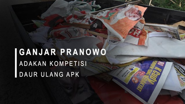 Ganjar Pranowo Adakan Kompetisi Daur Ulang APK