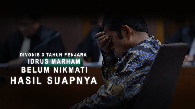 Divonis Tiga Tahun Penjara Idrus Marham Belum Nikmati Hasil Suapnya