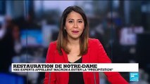 Restauration de Notre-Dame : 1000 experts appellent Macron à éviter la 