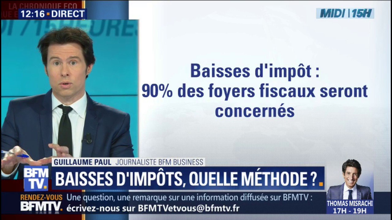 À qui vont profiter les baisses d'impôts annoncées par Emmanuel Macron?