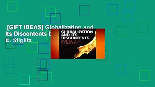 [GIFT IDEAS] Globalization and Its Discontents by Joseph E. Stiglitz