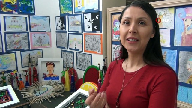 Yatılı öğrencilerden geri dönüşüm sergisi