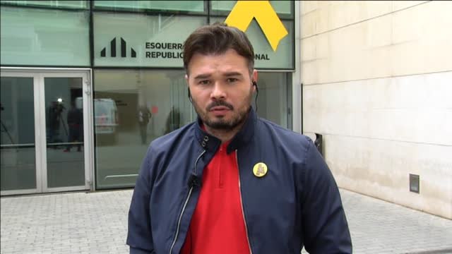 Rufián: Sánchez, en su privacidad, vivirá más cómodo pactando con Ciudadanos