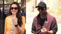 Ranbir Kapoor & Preity Zinta arrives to vote at Mumbai booth:Watch Video | FilmiBeat