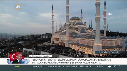 Çamlıca Camiinde tarihi anlar