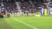 Nos U15-U17 sur la pelouse du stade Matmut atlantique pour porter le tifo centrale (Bordeaux-Lyon le 26 avril 2019)