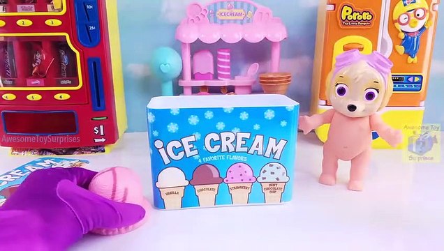 Nickelodeon Paw Patrol Colored Water Surprises PJ Masks Learn Colors Ice Cream Nursery Rhymes