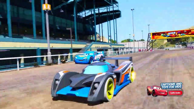 CARS DINOCO HOT WHEELS CARS RACE (Dinoco Lightning Mcqueen)