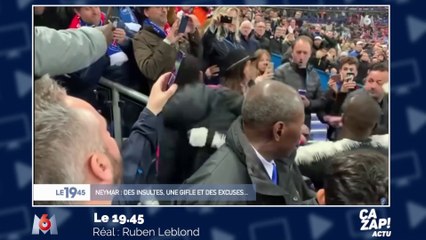 Neymar, insulté, gifle un supporter au Stade de France