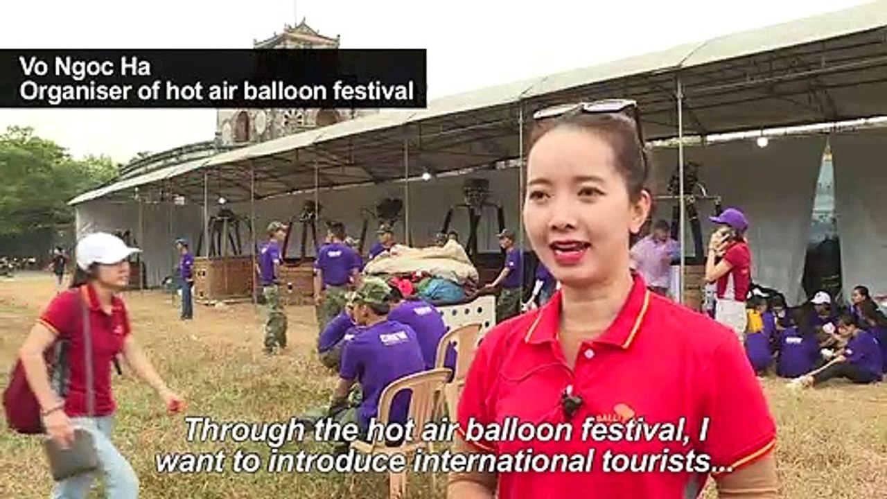 Flying high: Vietnam hot air balloon fest woos enthusiasts