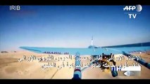 طائرة مسيرة إيرانية حلقت فوق حاملة طائرات أميركية في الخليج (وكالة إيرانية)