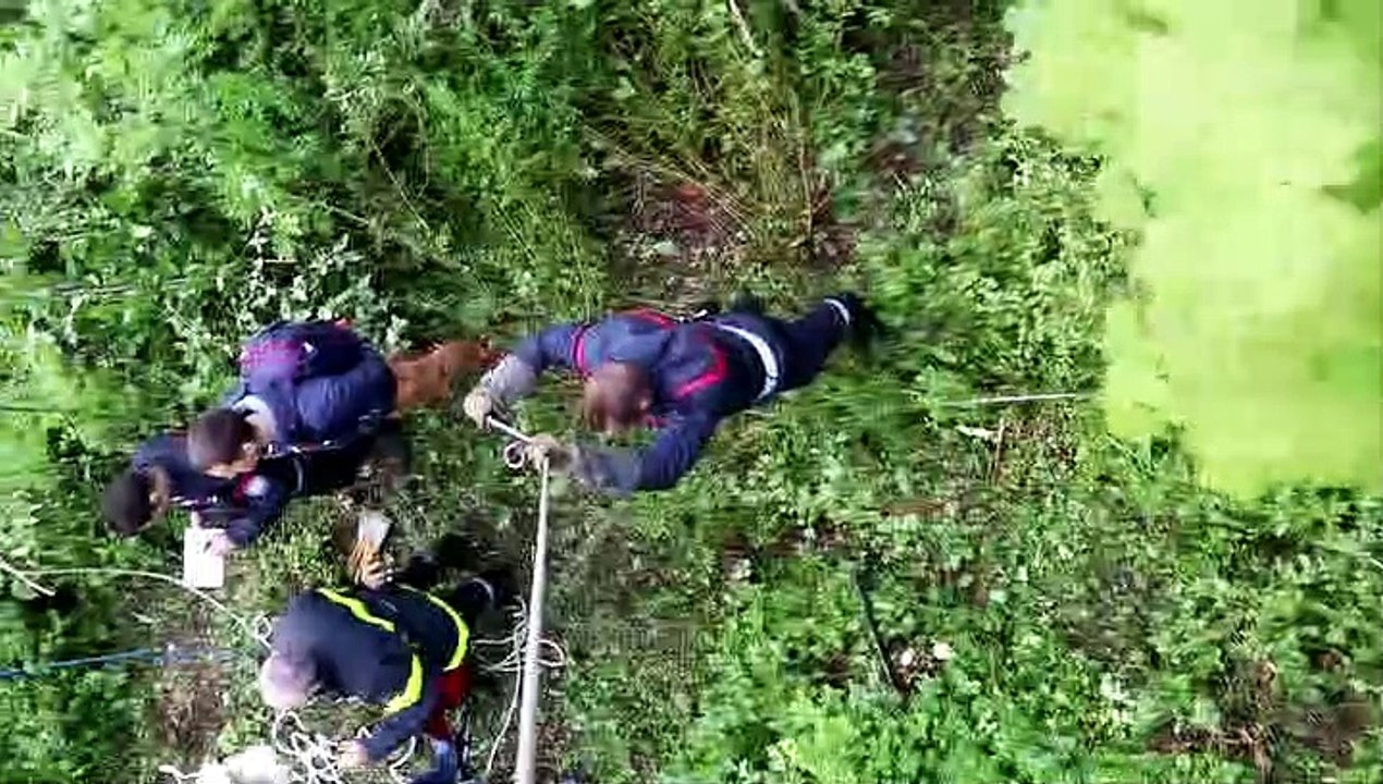 L'évacuation spectaculaire des pompiers sur le téléphérique de la Bastille à Grenoble