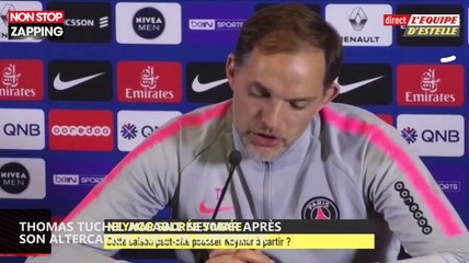Thomas Tuchel accable Neymar après son accrochage avec un spectateur (vidéo)