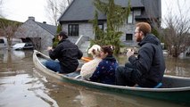 Diezmil evacuados por las crecidas en el este de Canadá