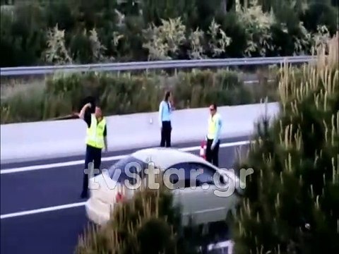 Τροχαίο με μηχανή στην εθνική οδό Αθηνών Λαμίας