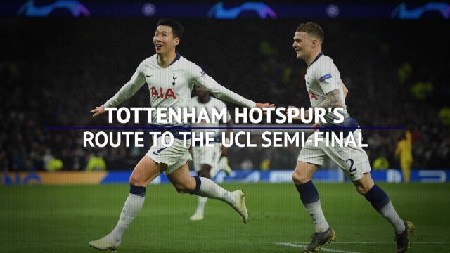 Tottenham's route to the UCL semi-final