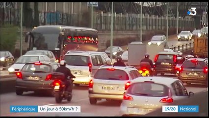 Périphérique parisien : une limitation à 50 km/h ?