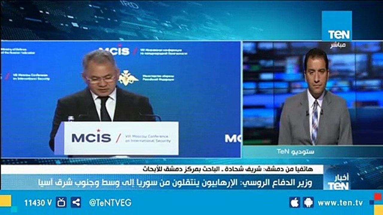 شريف شحادة: إرهابي داعش بعد أن أنهوا مهمتهم في سوريا والعراق توجهوا إلى وسط وجنوب شرق أسيا