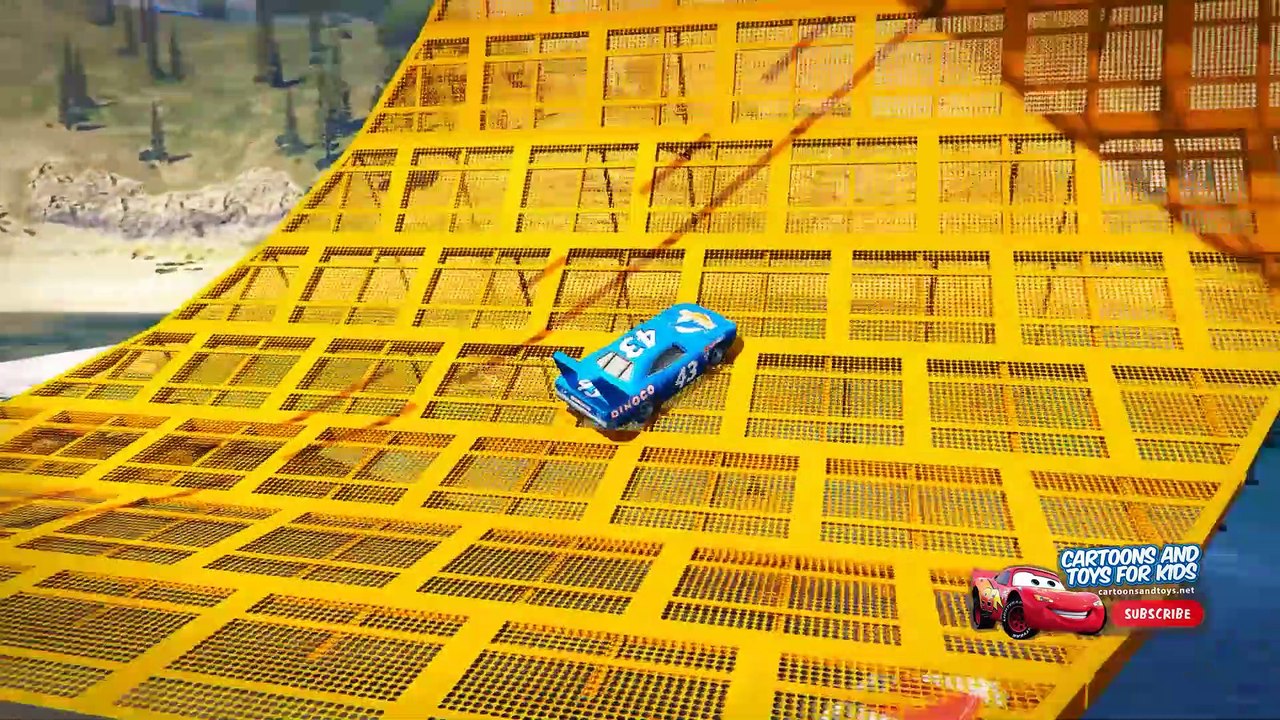 CARS EAST COAST SEA PARKOUR CHALLENGE (Cars 3 Lightning Mcqueen)