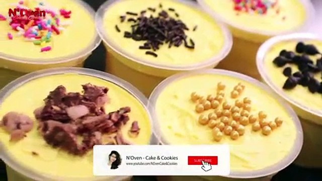 ICE CREAM IN CUP l MANGO ICE CREAM I EGGLESS & WITHOUT ICE CREAM MACHINE