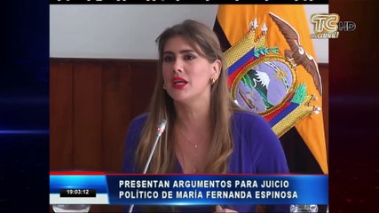 Se muestran pruebas de descargo para juicio político a Espinoza
