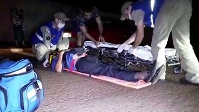 Idoso é socorrido após sofrer queda no Brasmadeira