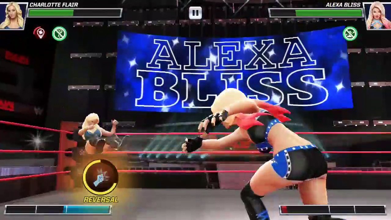 Charlotte Flair Vs Alexa Bliss In WWE Mayhem 2019
