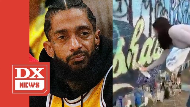 Local Rapper Fixes Defaced Nipsey Hussle Mural