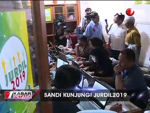 Sandiaga Uno Kunjungi Lembaga Pemantau Pilpres, Jurdil2019