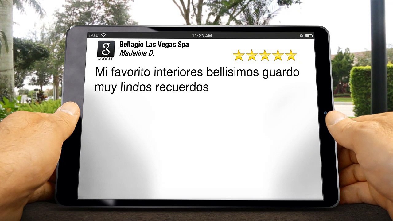 Bellagio Las Vegas Spa Las VegasAmazing5 Star Review by Madeline Dorta