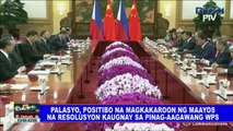 Palasyo, positibo na magkakaroon ng maayos na resolusyon kaugnay sa pinag-aagawang WPS