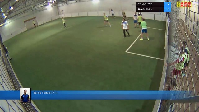 But de Thibault (7-1) - LES MICKEYS Vs FC AQUITEL 2 - 29/04/19 19:00 - LIGUE 4 - Poitiers Game Parc