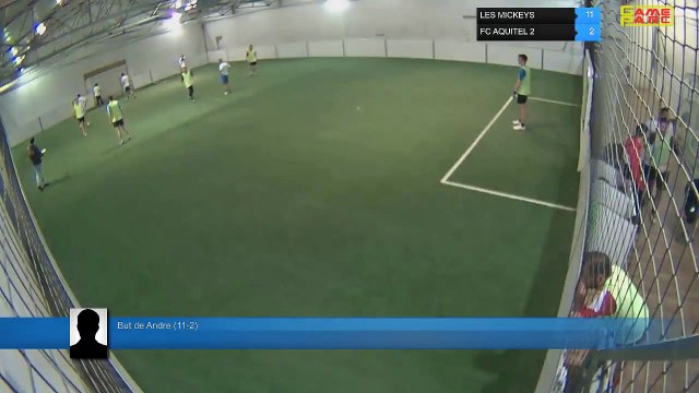 But de Andre (11-2) - LES MICKEYS Vs FC AQUITEL 2 - 29/04/19 19:00 - LIGUE 4 - Poitiers Game Parc