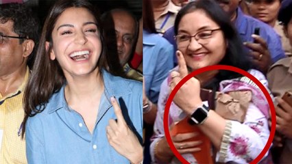Lok Sabha Election 2019: Anushka Sharma को Vote डालने के बाद मिला Gift | वनइंडिया हिंदी