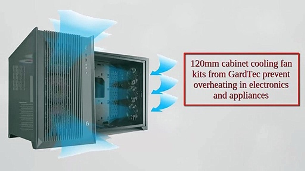 120mm Cabinet Cooling Fan Kit By GardTecOnline