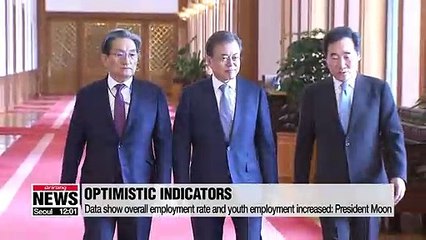President Moon calls on gov't to strengthen employment stability, social safety nets