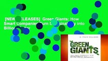 [NEW RELEASES]  Green Giants: How Smart Companies Turn Sustainability into Billion- Dollar