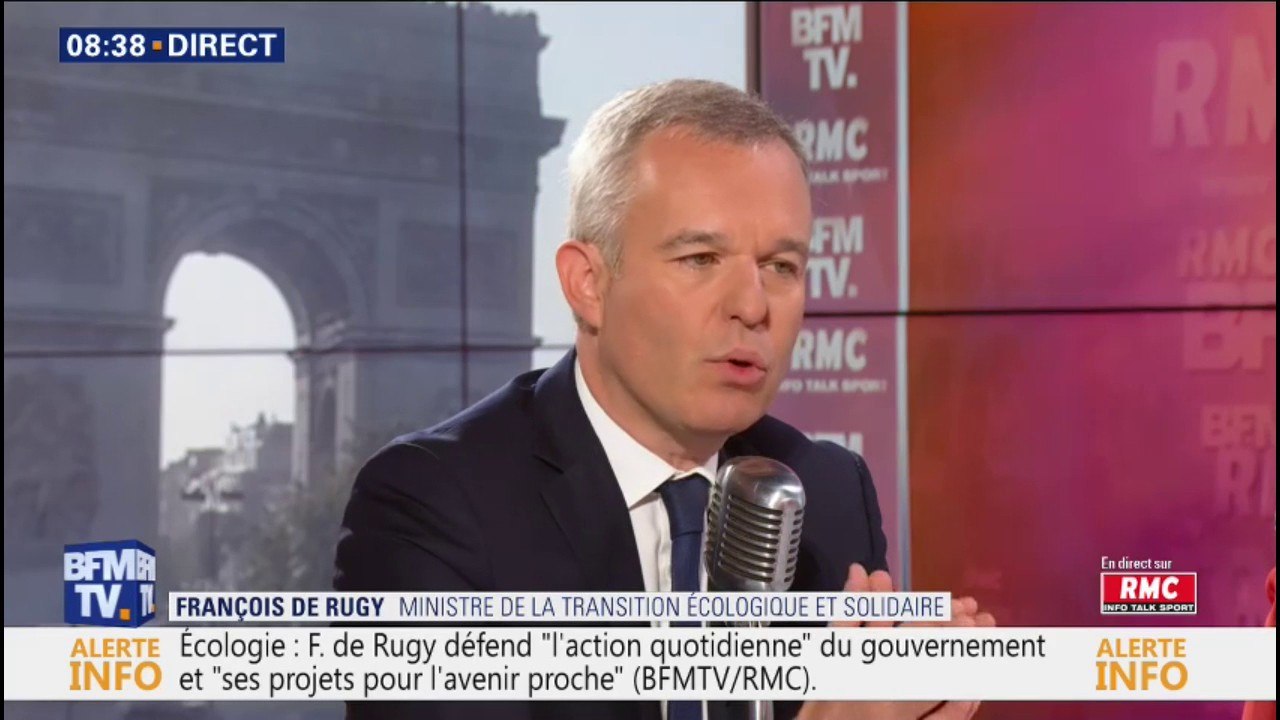 François de Rugy défend "l'action quotidienne" du gouvernement en matière d'écologie