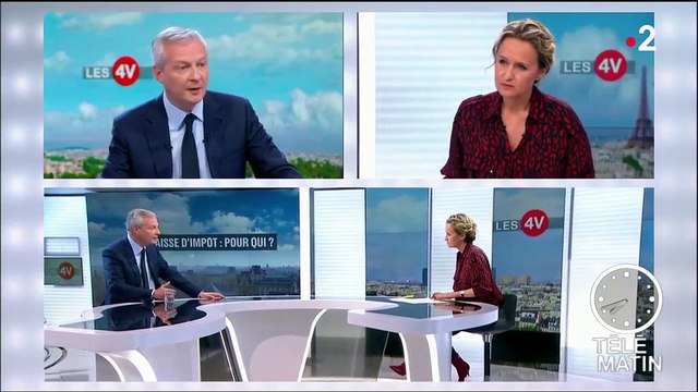 Impôt sur le revenu : le ministre de l'Economie propose une baisse de 180 à 350 euros par an pour les ménages des deux premières tranches