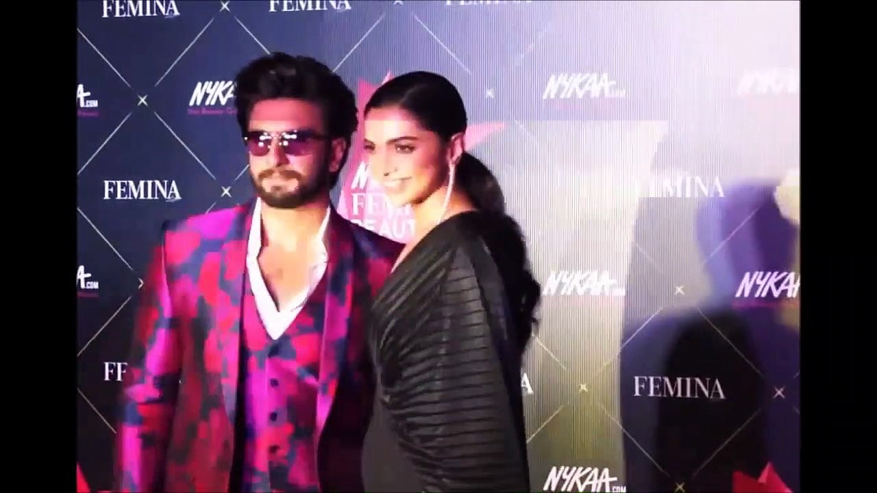 HOT COUPLE Boht Hard Ranveer Singh And Deepika Together At Femina
