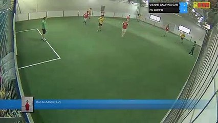 But de Adrien (2-2) - VIENNE CAMPING CAR Vs FC CONFO  - 30/04/19 20:00 - LIGUE 4