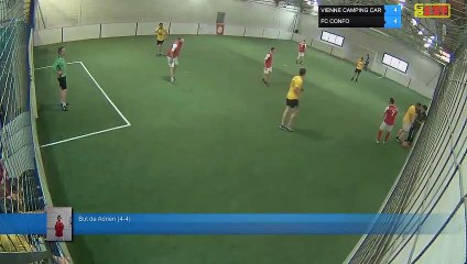 But de Adrien (4-4) - VIENNE CAMPING CAR Vs FC CONFO  - 30/04/19 20:00 - LIGUE 4